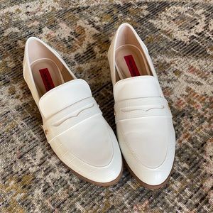 London Rebel white loafers size 39